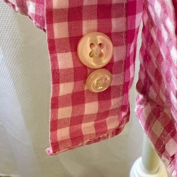 Ralph Lauren Pink Gingham Women's Shirt - Picture 9 of 14